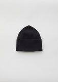 Black Ribbed Beanie