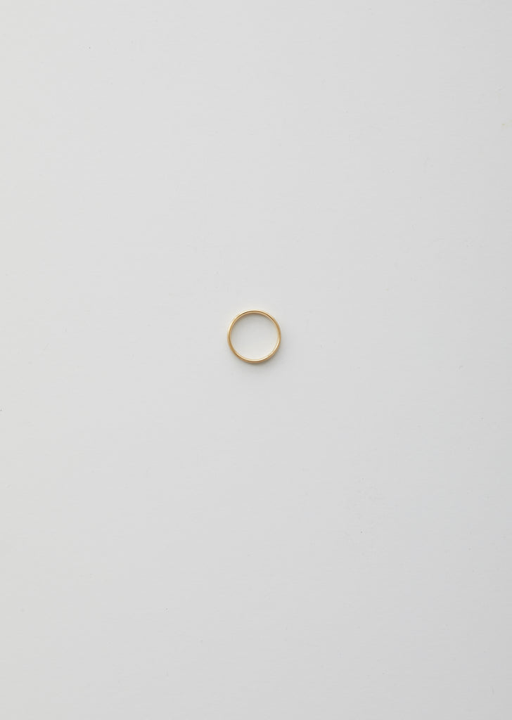 18K Classic Oval Ring — 3.0mm