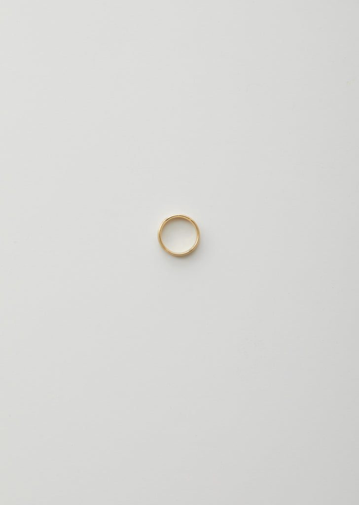 18K Classic Oval Ring — 4.5mm
