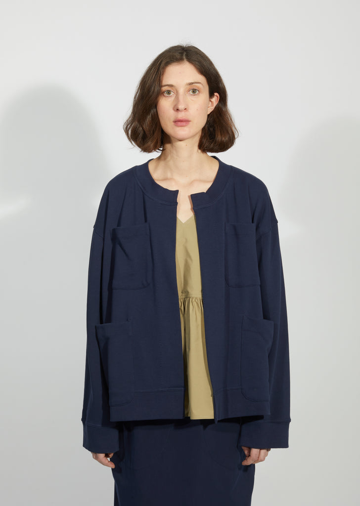 Patched Front Pockets Cardigan