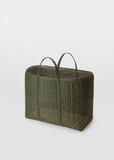 Extra Large Basket Tote Bag — Cactus