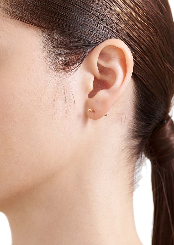 Twist Pin Earring 02, Single