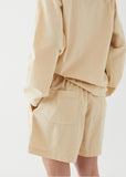 Unisex Sleepwear Poplin Shorts — Khaki