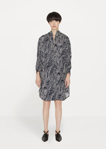 Printed Abstract Dress