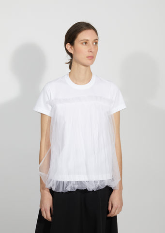 Tulle Front T-Shirt