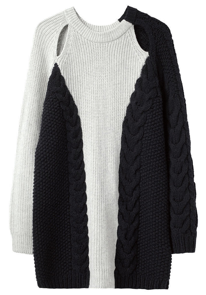 Boxy Cable Sweater