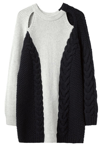 Boxy Cable Sweater