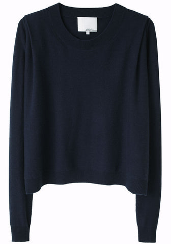 Boxy Pullover /w Shoulder Pleats