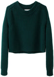 Cropped Boxy Pullover