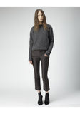 Cropped Roll-Neck Pullover