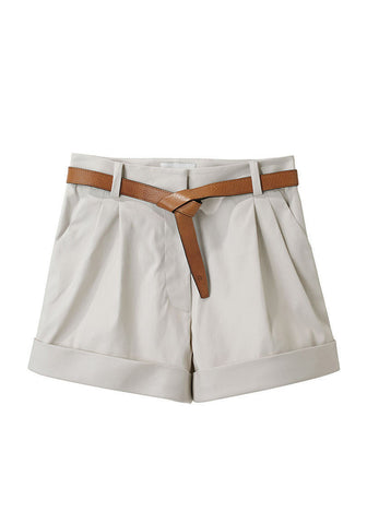 Cuffed Short w/ Knot Belt