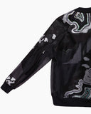 Embroidered Organza Bomber