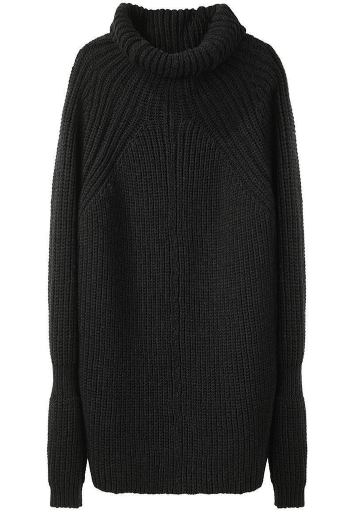Funnel Neck Cocoon Sweater