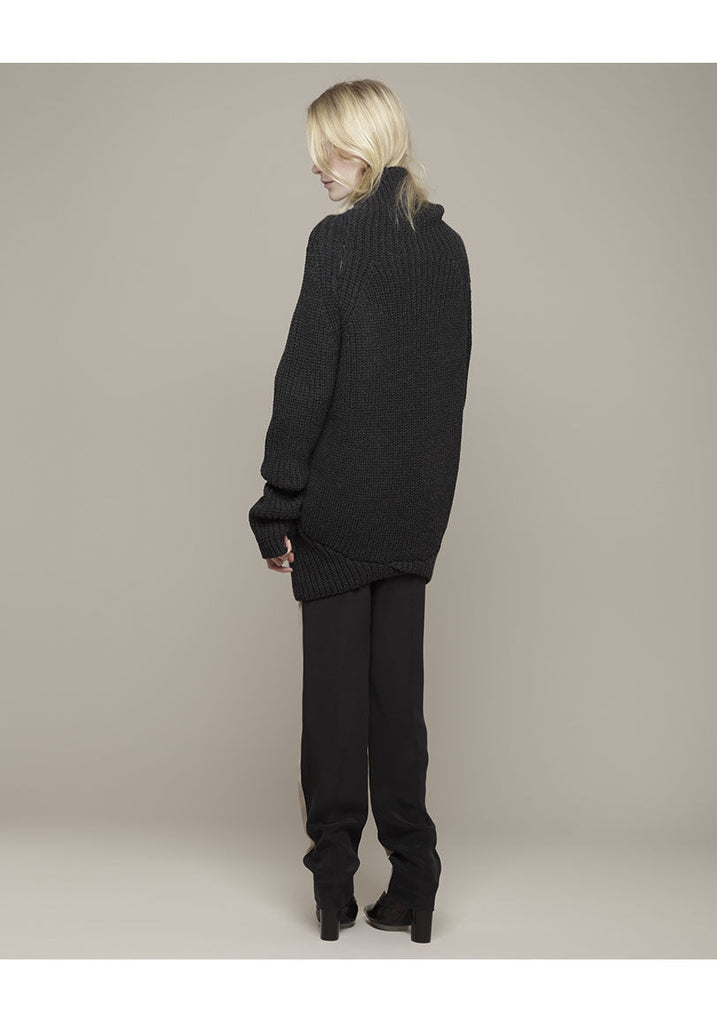 Funnel Neck Cocoon Sweater
