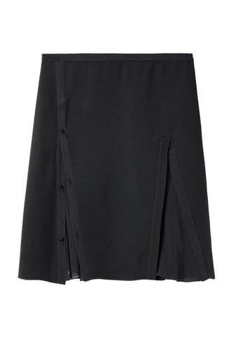 Godet Placket Skirt