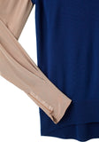 Knit Vest w/ Silk Sleeves