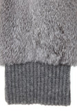Knitted Rabbit Fur Scarf