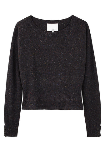 Merino Tweed Boxy Pullover
