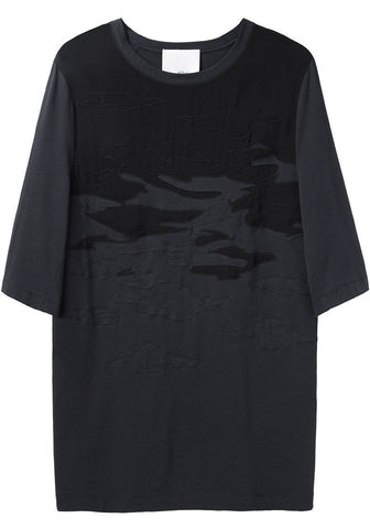 Oversize Camo Appliqué T-Shirt