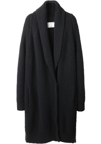 Oversized Shawl Collar Cardigan