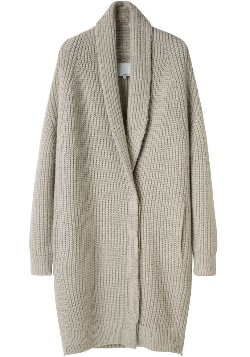 Oversized Shawl Collar Cardigan – La Garçonne