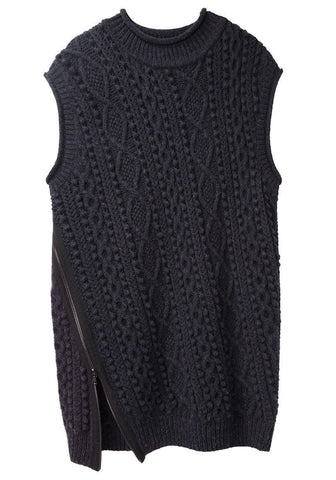 Oversized Side Zip Tunic