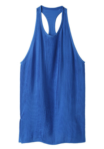 Pintuck Racerback Tank