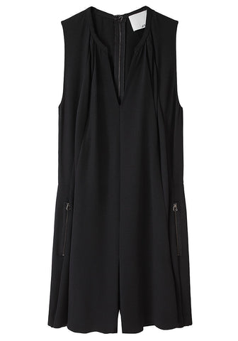 Pleat Front Romper