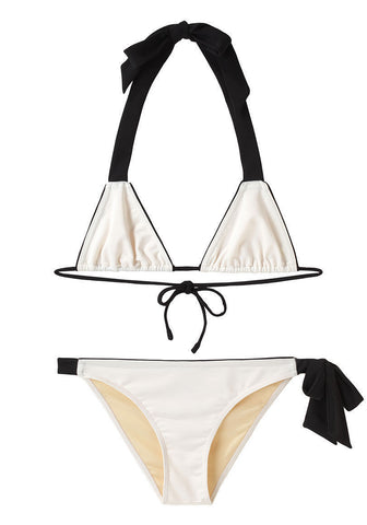 Ribbon Tie Bikini Set