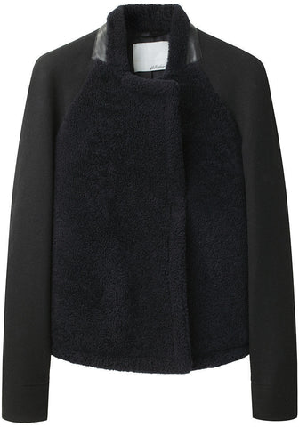 Shearling Letterman Jacket