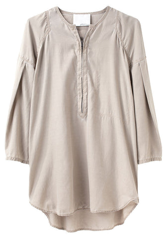 Silk Henley Shirt