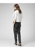 Stretch Leather Track Pant