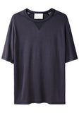 T-Shirt with Notched Neckline