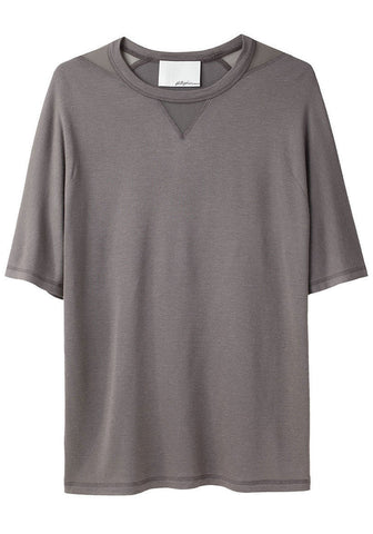 T-Shirt with Notched Neckline