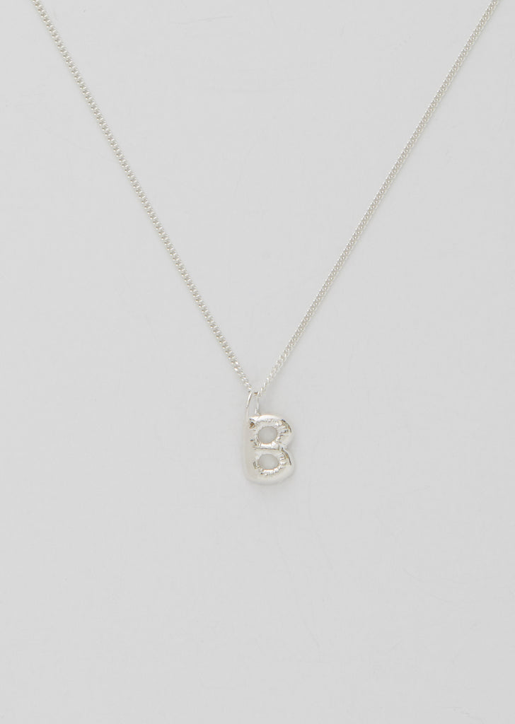 Balloon Letter Necklace - B