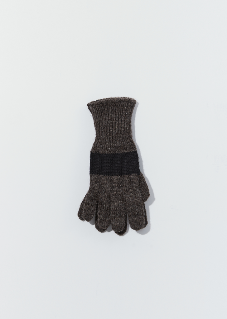 British Wool Colour Block Glove