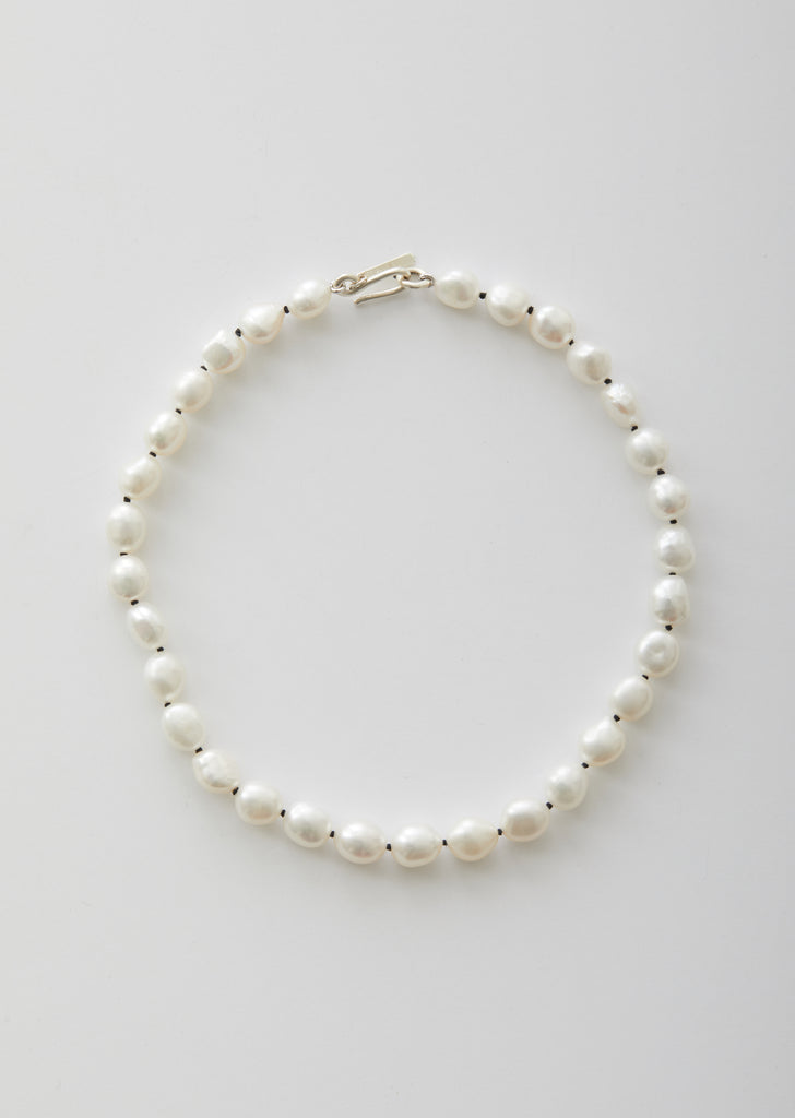 Simple Baroque Pearl Necklace