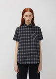 Ombre Check Flannel Shirt
