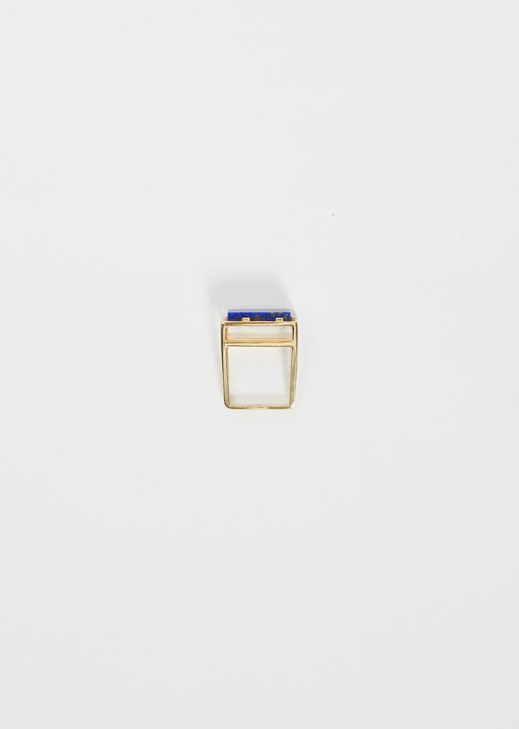 Diaspro Ring — Lapis Lazuli