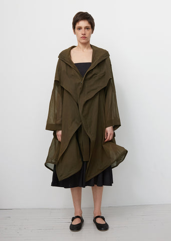 Wired Hooded Coat
