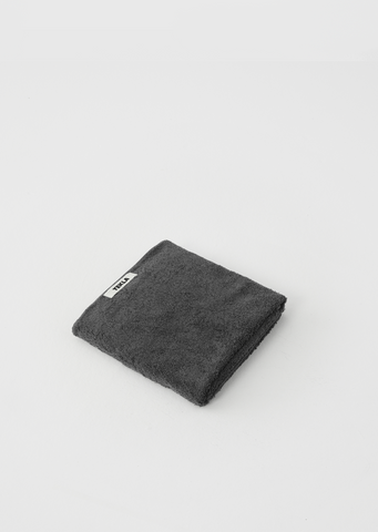 Terry Hand Towel — Charcoal Grey