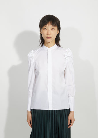 Cotton Pearl Trim Shirt
