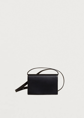 Mini Satchel Bag — Black