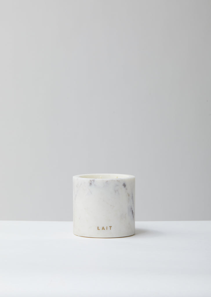 No. 7 Smoke Milk Deluxe Marble Candle