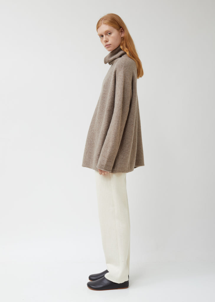 Horizontal Cowlneck Sweater