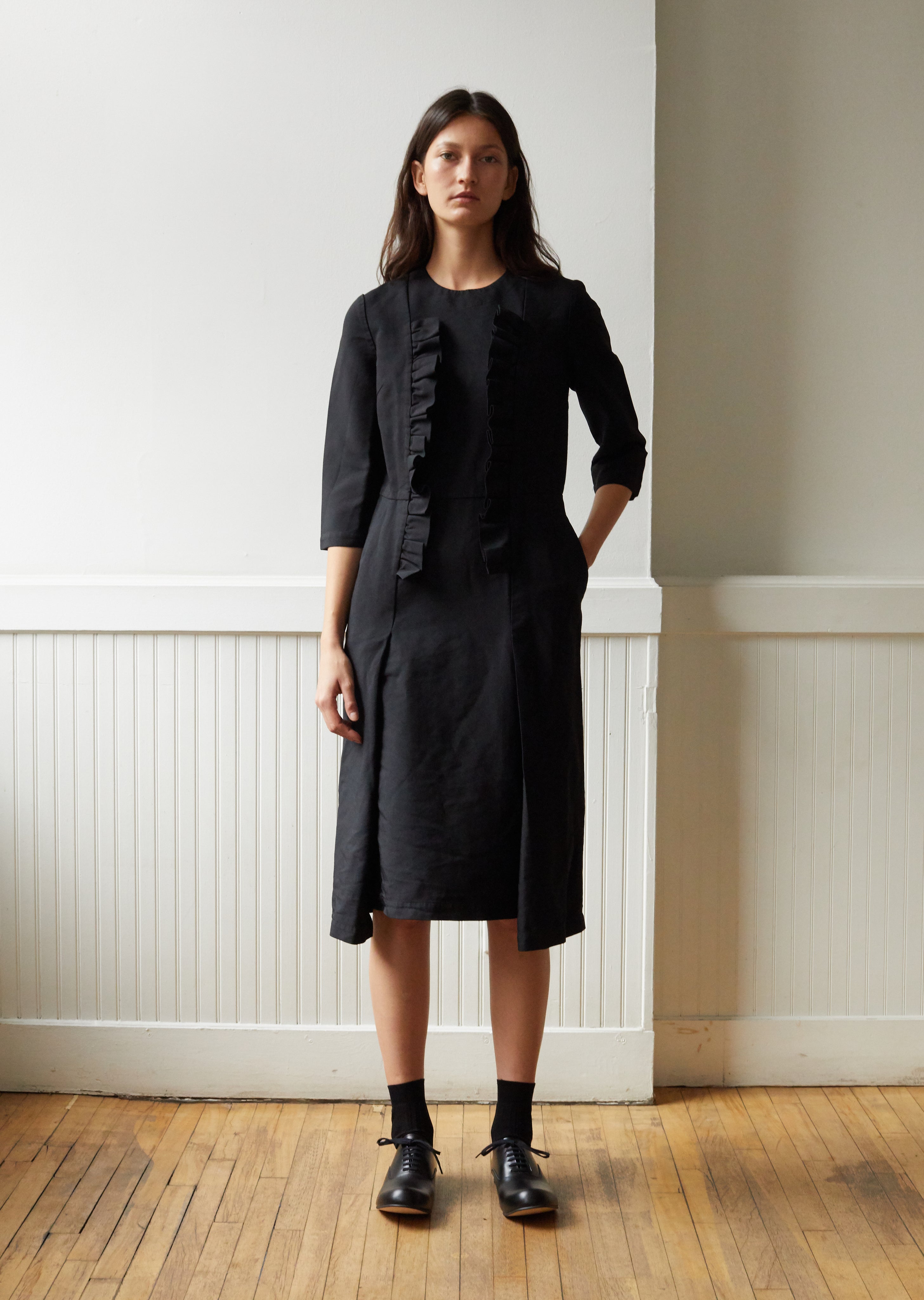 polyester twill dress Poly Twill Dress by Maison Margiela- La Garonne