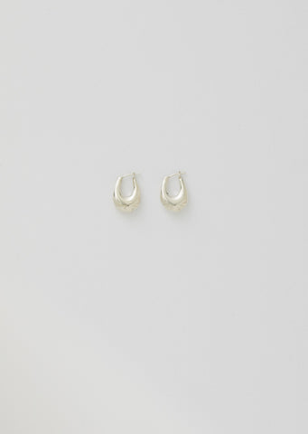 Small Etruscan Hoops — Silver
