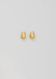 Gold Small Etruscan Hoops — Gold