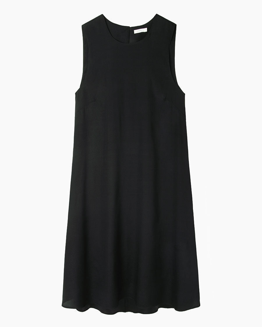 Silk Charmeuse Tent Dress La Garonne Silk Charmeuse Tent Dress La Garonne