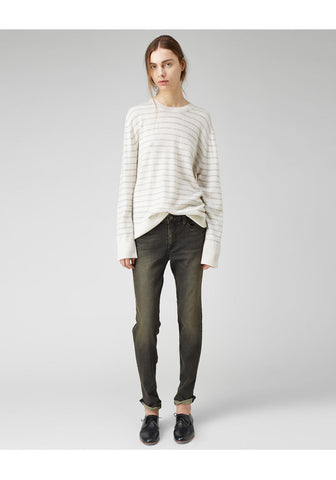Striped Cashmere Pullover